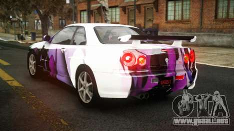 Nissan Skyline R34 Sahunlia S12 para GTA 4