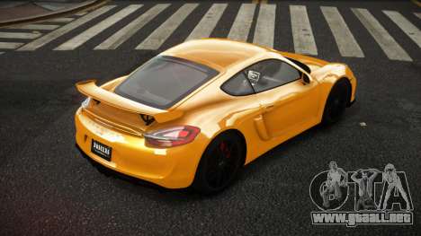 Porsche Cayman GT4 Gellud para GTA 4
