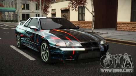 Nissan Skyline R32 Vierolas S6 para GTA 4