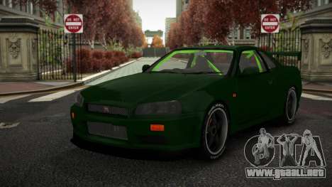 Nissan Skyline R34 Rehge para GTA 4