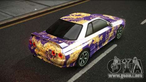 Nissan Skyline R32 Vierolas S4 para GTA 4
