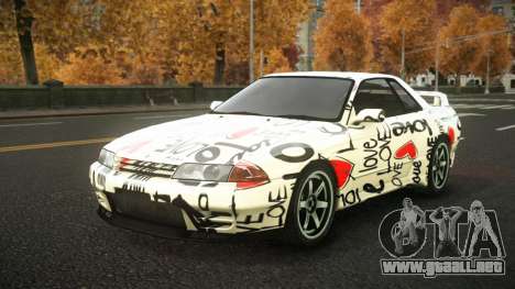 Nissan Skyline R32 Vierolas S5 para GTA 4