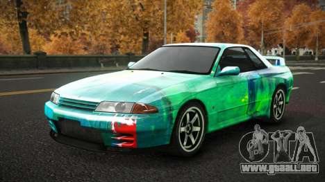 Nissan Skyline R32 Vierolas S9 para GTA 4
