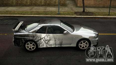 Nissan Skyline R34 Sahunlia S11 para GTA 4