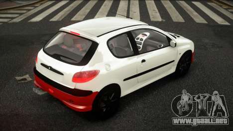 Peugeot 206 Dihinowos para GTA 4