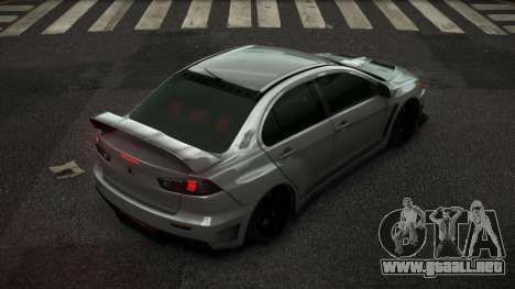 Mitsubishi Lancer Evolution X Vofuc para GTA 4