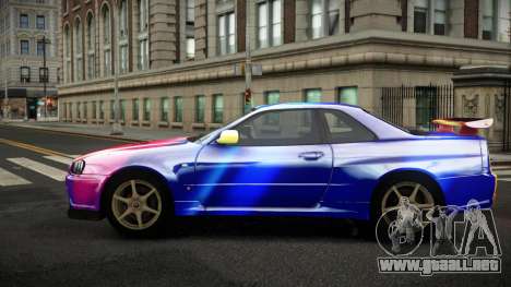 Nissan Skyline R34 Zoelly S4 para GTA 4