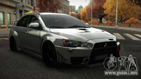 Mitsubishi Lancer Evolution X Vofuc para GTA 4