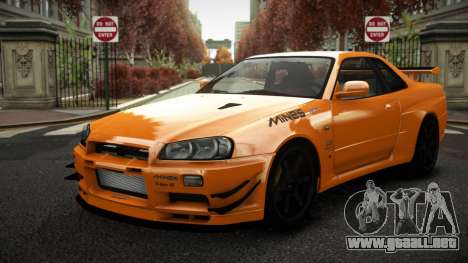 Nissan Skyline R34 Naluxoqof para GTA 4