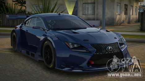 Lexus RC-F GT3 Kejody para GTA San Andreas