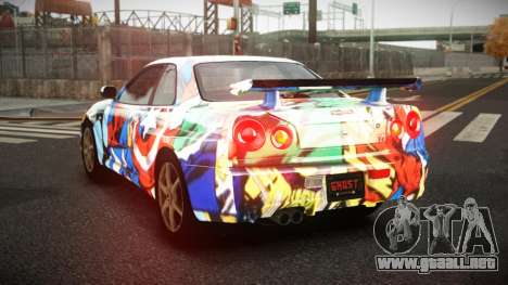 Nissan Skyline R34 Zoelly S12 para GTA 4