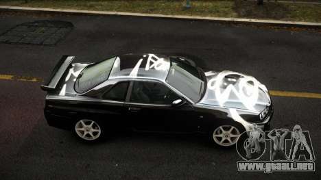 Nissan Skyline R34 Sahunlia S13 para GTA 4