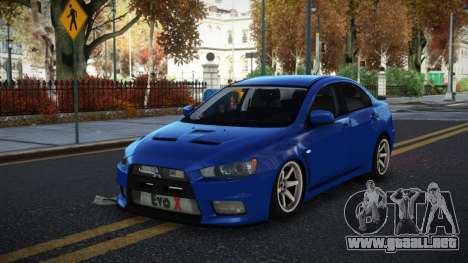 Mitsubishi Lancer Evolution X Bolifa para GTA 4
