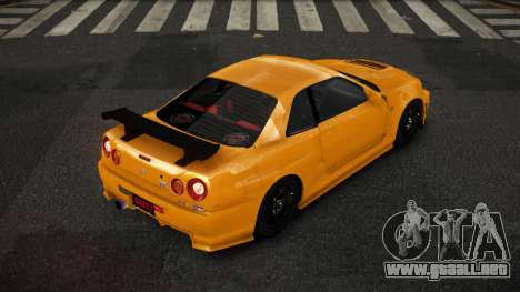 Nissan Skyline R34 Kibkitab para GTA 4