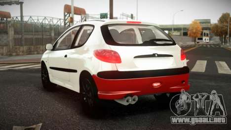 Peugeot 206 Dihinowos para GTA 4
