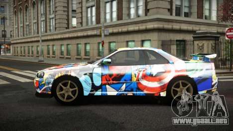 Nissan Skyline R34 Zoelly S12 para GTA 4