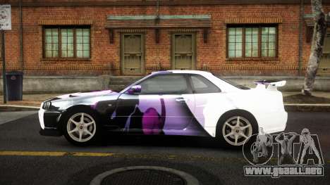 Nissan Skyline R34 Sahunlia S12 para GTA 4
