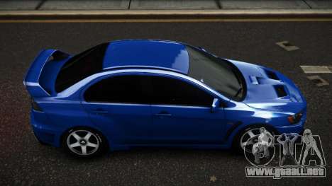 Mitsubishi Lancer Evolution X Miasa para GTA 4