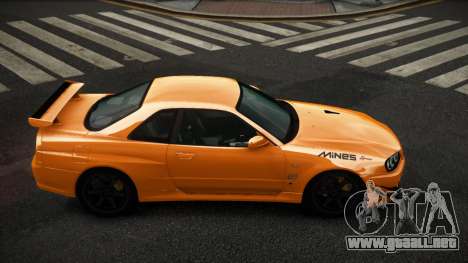 Nissan Skyline R34 Naluxoqof para GTA 4