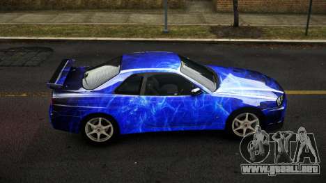 Nissan Skyline R34 Sahunlia S3 para GTA 4