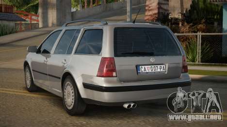 Volkswagen Golf Kamare para GTA San Andreas