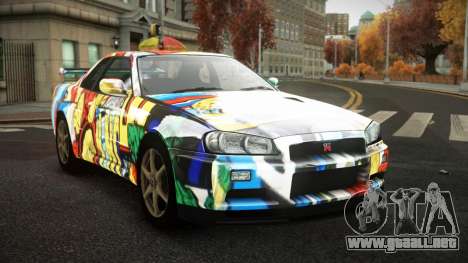 Nissan Skyline R34 Zoelly S12 para GTA 4