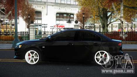 Mitsubishi Lancer Evolution X Zoyixiyuh para GTA 4