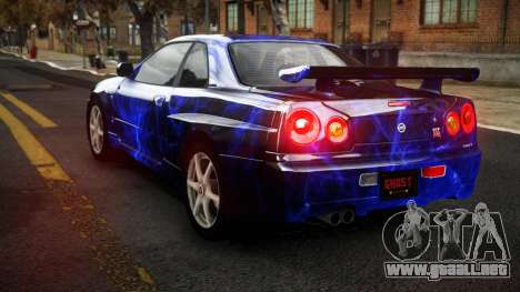 Nissan Skyline R34 Sahunlia S3 para GTA 4
