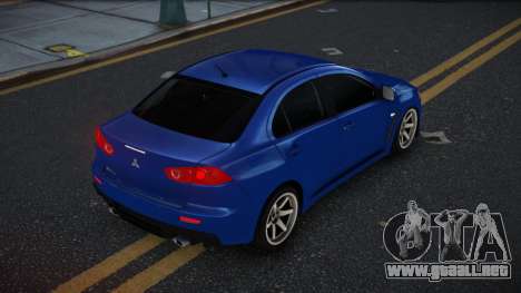 Mitsubishi Lancer Evolution X Bolifa para GTA 4
