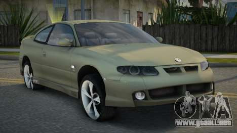 Holden Monaro Auvidlia para GTA San Andreas