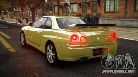 Nissan Skyline R34 Sahunlia para GTA 4