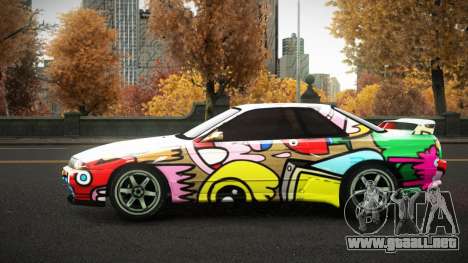 Nissan Skyline R32 Vierolas S12 para GTA 4