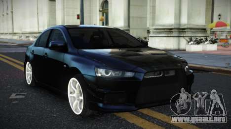 Mitsubishi Lancer Evolution X Zoyixiyuh para GTA 4