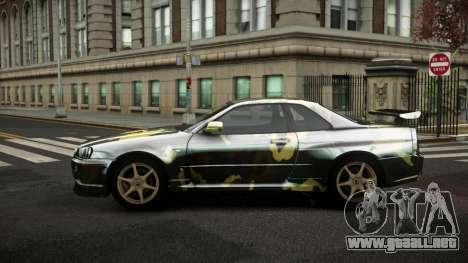 Nissan Skyline R34 Zoelly S2 para GTA 4