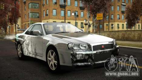 Nissan Skyline R34 Sahunlia S11 para GTA 4
