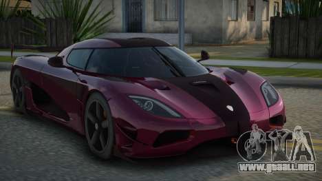 Koenigsegg Agera Isjeony para GTA San Andreas