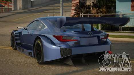 Lexus RC-F GT3 Kejody para GTA San Andreas