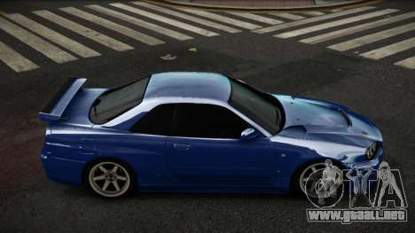 Nissan Skyline R34 Gauyi para GTA 4