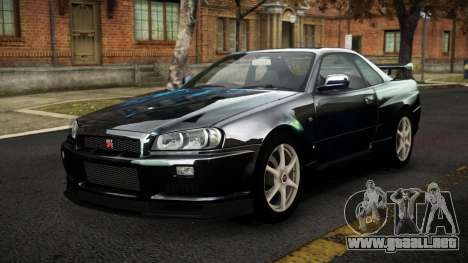 Nissan Skyline R34 Sahunlia S10 para GTA 4