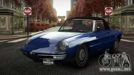 Alfa Romeo Spider Qiyuxayi para GTA 4