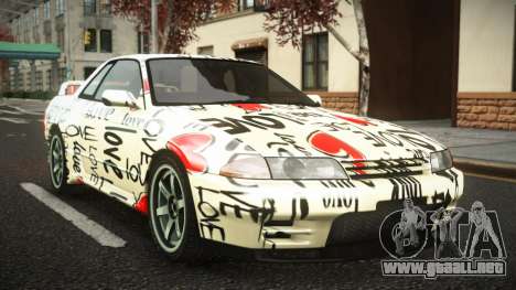 Nissan Skyline R32 Vierolas S5 para GTA 4