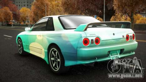 Nissan Skyline R32 Vierolas S8 para GTA 4