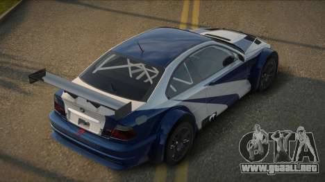BMW M3 GTR Miceney para GTA San Andreas