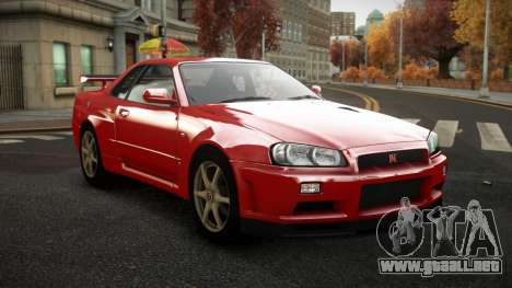 Nissan Skyline R34 Zoelly para GTA 4