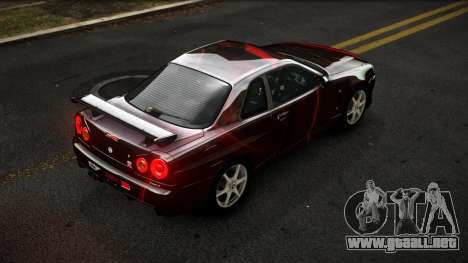 Nissan Skyline R34 Sahunlia S14 para GTA 4