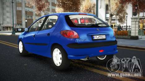 Peugeot 206 Haha para GTA 4