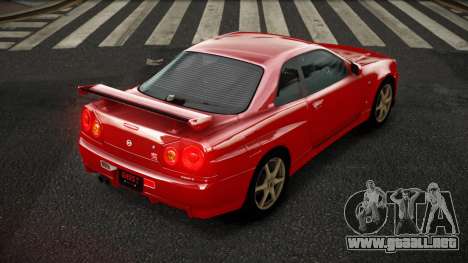 Nissan Skyline R34 Zoelly para GTA 4