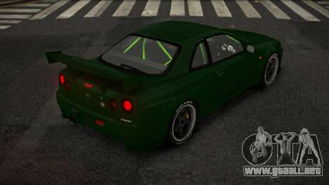 Nissan Skyline R34 Rehge para GTA 4