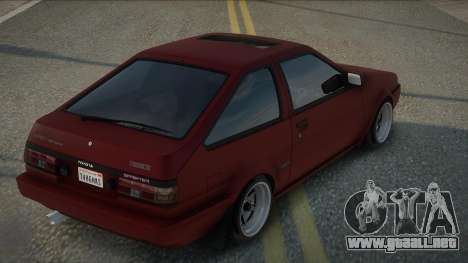 Toyota AE86 Isjelia para GTA San Andreas