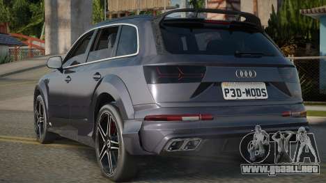 Audi SQ7 Vierdan para GTA San Andreas